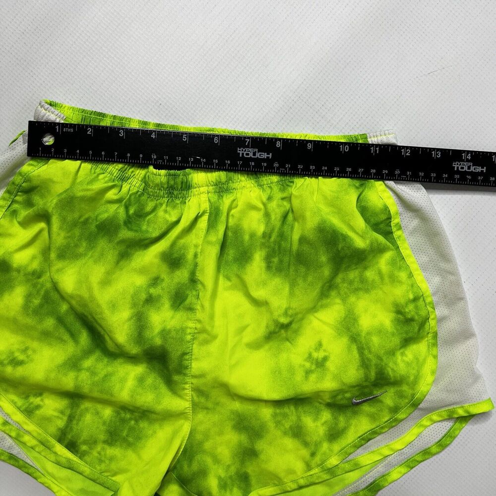 Nike Green Yellow Tempo Dri Fit Athletic Running Shorts Women's Size XS Lined - Picture 5 of 12